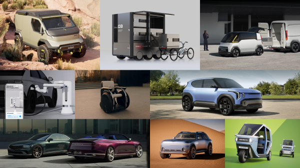 2025 레드 닷 어워드 콘셉트 디자인에서 수상한 현대자동차·기아 출품작들./이미지=현대자동차