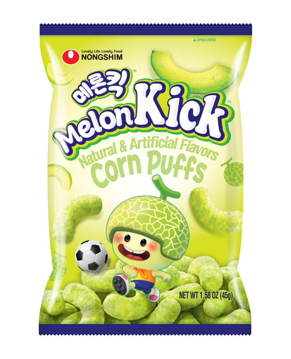 농심 메론킥 북미지역 수출용 영문 패키지./이미지=농심