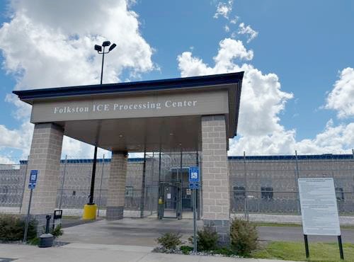 6일(현지시간) 미국 당국의 이민단속으로 체포된 현대차-LG에너지솔루션 배터리공장 건설 현장 직원들이 수감돼 있는 있는 조지아주 포크스턴의 이민세관단속국(ICE) 구금시설./사진=연합뉴스