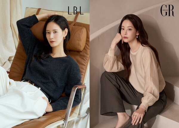 롯데홈쇼핑의 단독브랜드 (왼쪽부터) LBL과 조르주레쉬./사진=롯데홈쇼핑