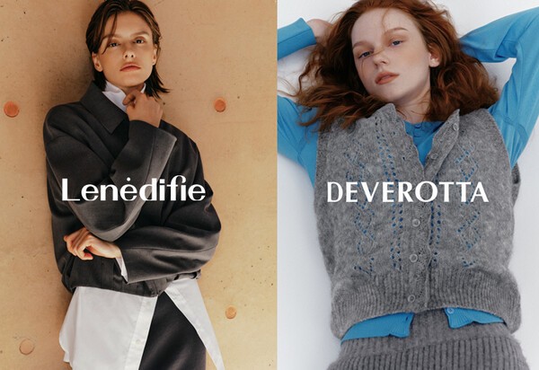 CJ온스타일이 2025년 8월26일 패션 쇼케이스 '더 스타일 아이콘'에서 선보인 단독 브랜드 (왼쪽부터) 르네디피, 드베로타./사진=CJ온스타일