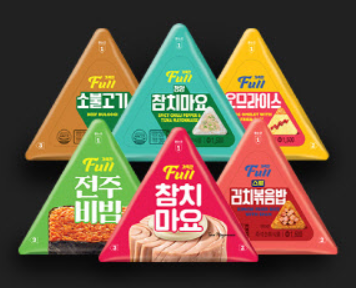 GS25에서 판매되고 있는 삼각김밥./이미지=GS리테일