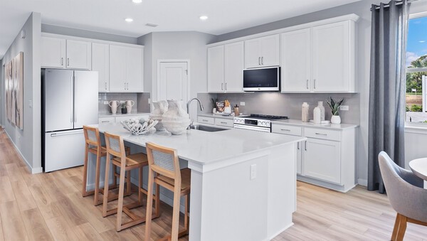 LG전자 제품으로 꾸민 주택 내부 인테리어./사진=LG전자