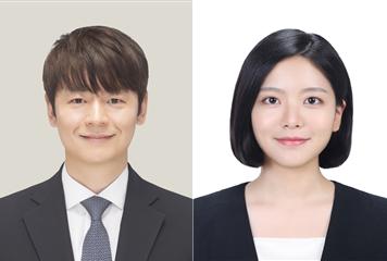 (왼쪽부터) 고려대 화공생명공학과 유승호 교수(교신저자), 고려대 이윤정 석박통합과정(제1저자)./사진=고려대학교