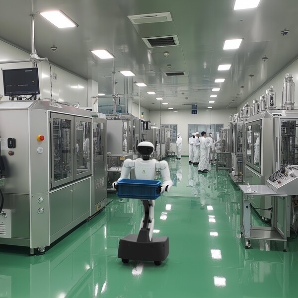 에이로봇 신제품 휠형 휴머노이드 로봇 ‘앨리스 M1’ [사진=에이로봇 CTO(한재권 교수) 페이스북]