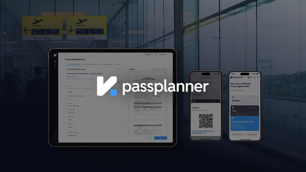 왓콘의 AI와 블록체인 기반 비자 문서 서비스 플랫폼인 ‘패스플래너(Pass Planner)’. /사진=왓콘