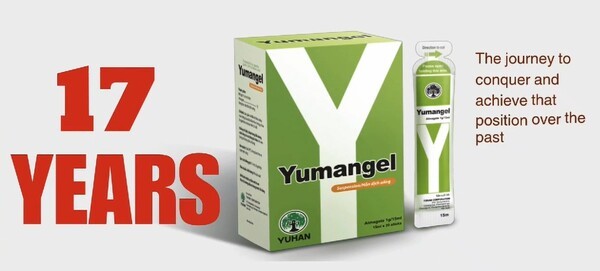 유한양행 알마겔 베트남 수출 제품 ‘유만겔현탁액’. /사진=유한양행