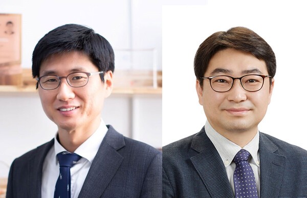 (왼쪽부터)이기라 POSTECH 교수와 박호석 성균관대 교수./사진=LG에너지솔루션<br>