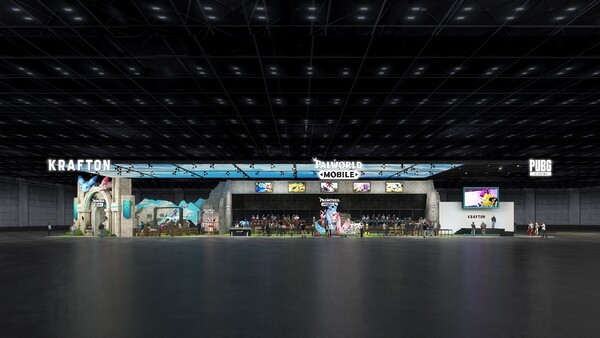 크래프톤의 지스타2025 부스 조감도./이미지=크래프톤
