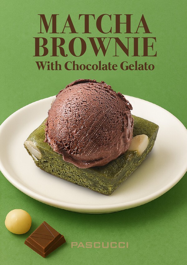 파스쿠찌가 ‘말차 브라우니’를 24일 출시한다./이미지=SPC파스쿠찌<br>