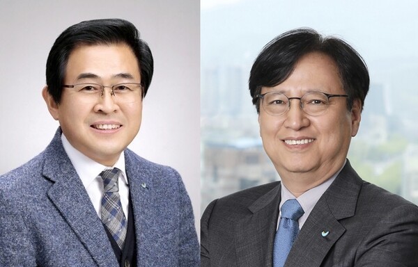 도세호 파리크라상 대표(왼쪽)와 경재형 SPC삼립 대표이사./사진=SPC그룹