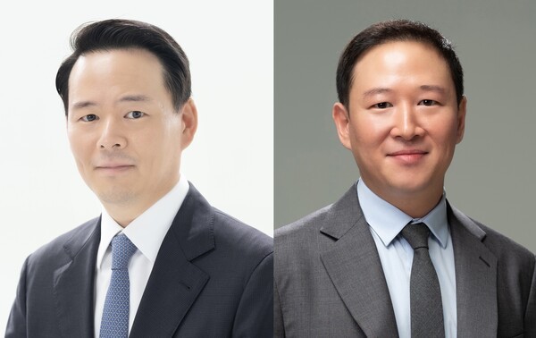 SPC그룹은 4일 대표이사를 포함한 고위직 인사를 발표했다. 오너가 3세인 허진수 사장(왼쪽)은 부회장으로, 허희수 부사장은 사장으로 각각 승진 발령됐다./사진=SPC그룹