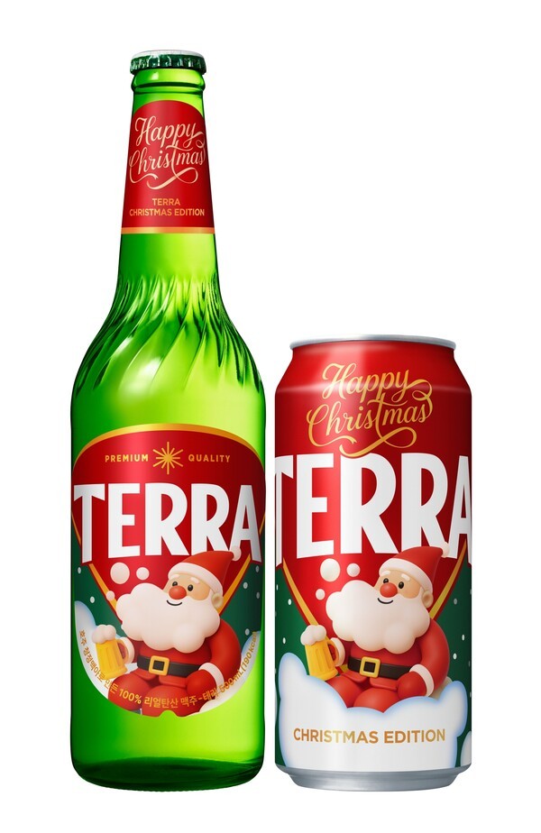 테라 크리스마스 에디션 제품./이미지=하이트진로