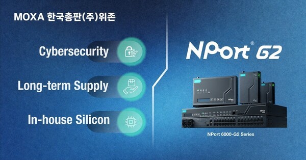 위존, Moxa 'NPort G2'로 산업현장 엣지 보안·운영 안정성 강화 - 뉴스 썸네일 이미지