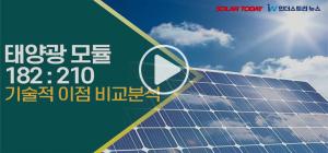 [영상뉴스] 론지솔라, “태양광 모듈, M10이 G12보다 LCOE 및 발전소 장기 운영에서 우수”
